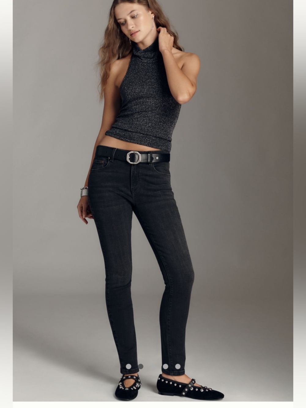 Pilcro High Rise Ankle Skinny Jeans